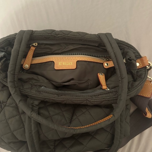 MZ Wallace Brown Quilted Shoulder Bag - Picture 4 of 4